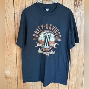 Harley-Davidson Huntington Beach Graphic T-Shirt, Men’s Large, Black